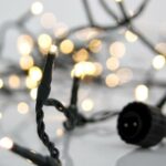 Χριστουγεννιάτικα Λαμπάκια 100 LED Πράσινο Καλώδιο Θερμό Φως Επεκτεινόμενα Εξωτερικού Χώρου 31W