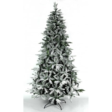 Χριστουγεννιάτικο Δέντρο Χιονισμένο Έλατο Διπλό Φύλλωμα 2.40μ
