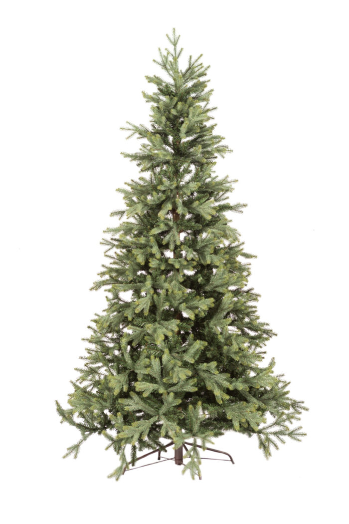 Χριστουγεννιάτικο Δέντρο Έλατο Διπλό Φύλλωμα Πράσινο Δίχρωμο 2.10μ