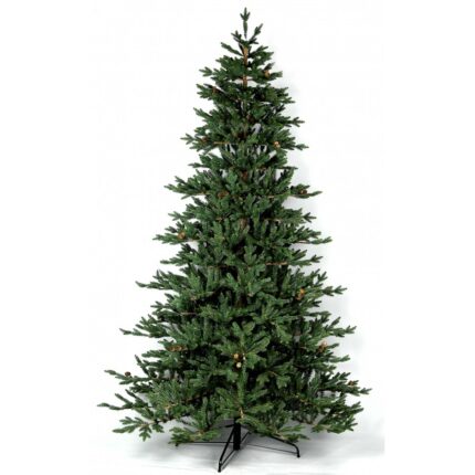 Χριστουγεννιάτικο Δέντρο Έλατο Plastic Φύλλωμα Κουκουνάρι 2.70μ