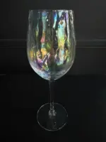 Ποτήρι Κρασιού 350mL Γυάλινο Ιριδίζον 23εκ