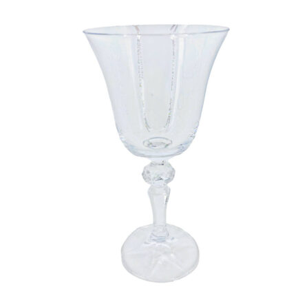Ποτήρι Γάμου Κρασιού Κρυστάλλινο Πόδι Διαμάντι 18εκ