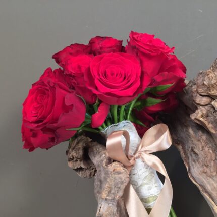 Νυφική Ανθοδέσμη Γάμου Κόκκινα Τριαντάφυλλα