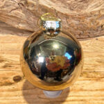 Χριστουγεννιάτικη Μπάλα Γυαλιστερό Χρυσό Γυάλινη 10εκ