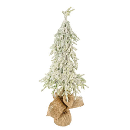 Χριστουγεννιάτικο Διακοσμητικό Χιονισμένο Δέντρο Πράσινο