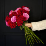 Ανθοδέσμη Με Ροζ & Κόκκινα Τριαντάφυλλα