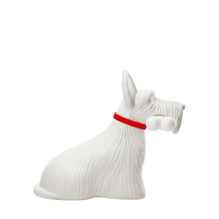 Φωτιστικό Επιτραπέζιο Σκύλος Λευκός 45*37εκ