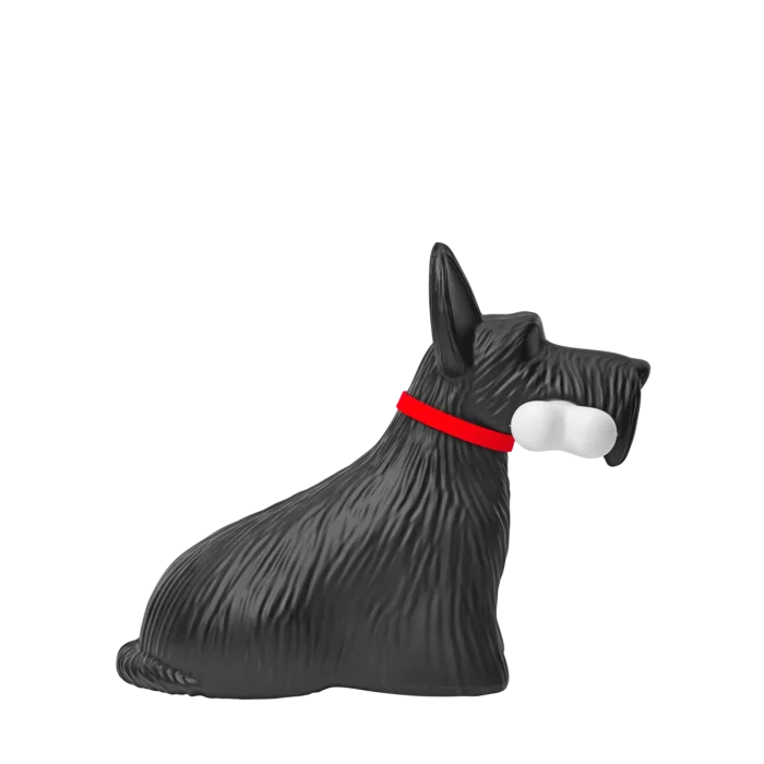 Φωτιστικό Επιτραπέζιο Σκύλος Μαύρος 45*37εκ