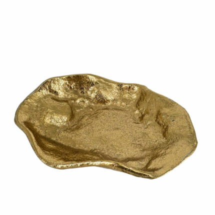 Μπολ Διακοσμητικό Αλουμινίου Χρυσό 15*11εκ