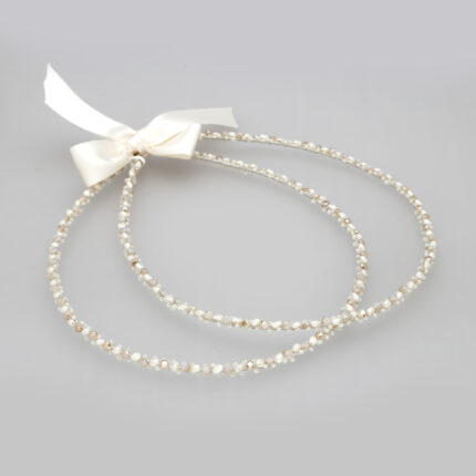 Χειροποίητα Στέφανα Γάμου Ρομαντικά Swarovski & Πέρλες