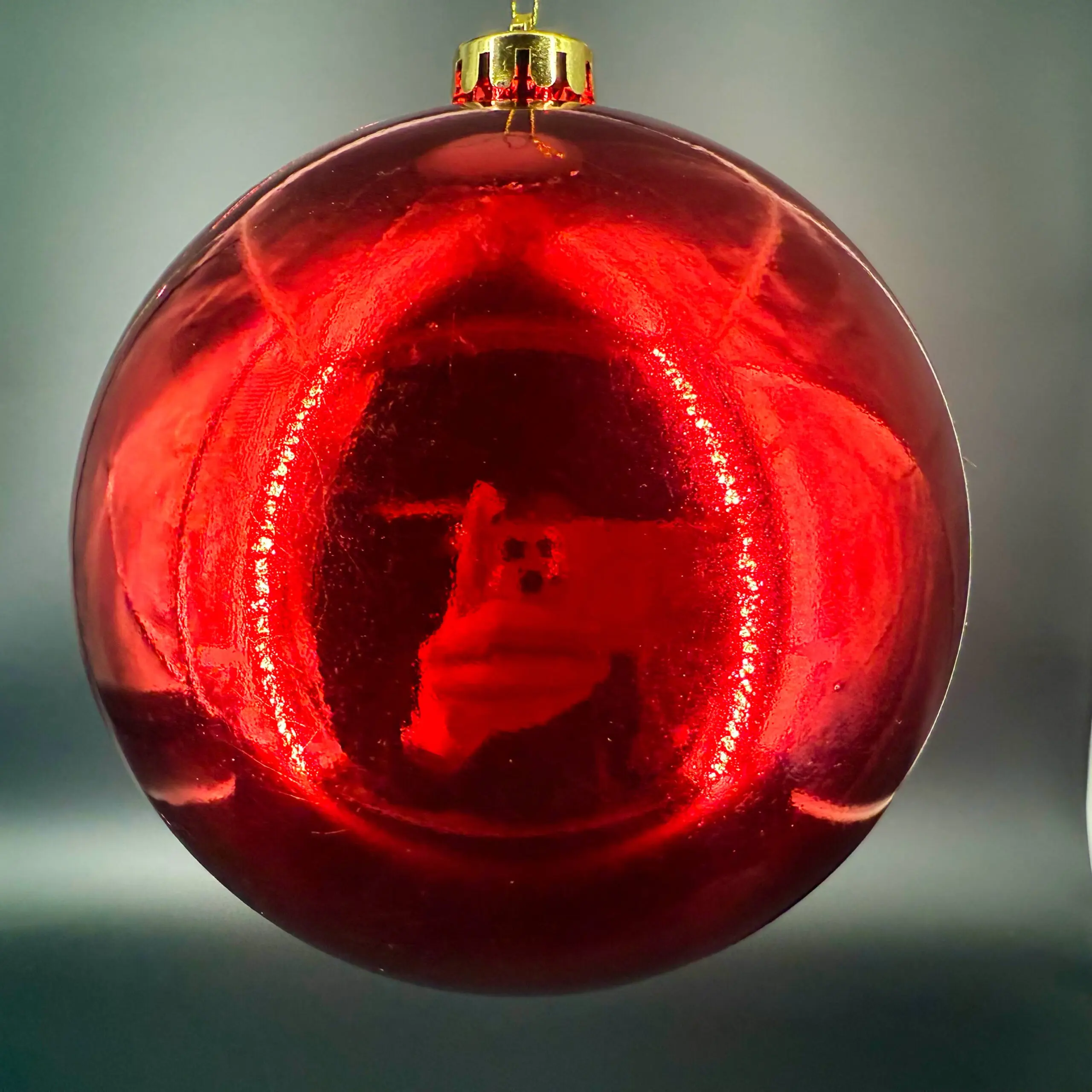 christougenniatiki-bala-15ek-plastiki-kokkini-gyalisteri Χριστουγεννιάτικη Μπάλα 15εκ Πλαστική Κόκκινη Γυαλιστερή