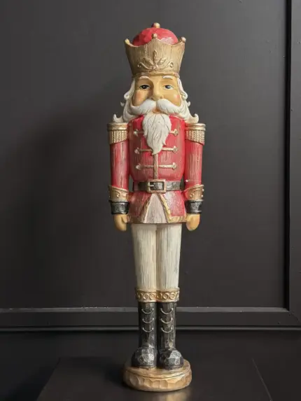 Μεγάλο Χριστουγεννιάτικο Διακοσμητικό Μολυβένιος Στρατιώτης Κόκκινος 62εκ