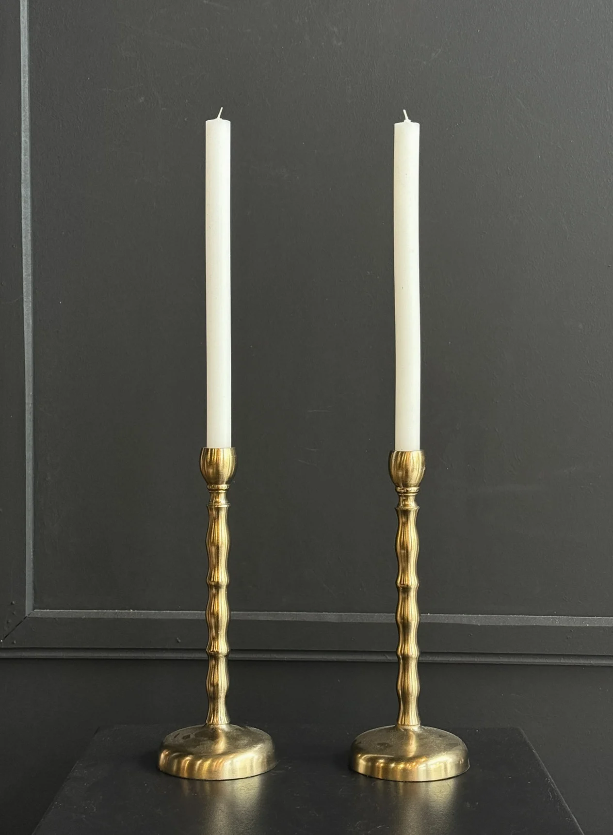 set-kiropigia-metallika-chrysa-me-kymata-mikra Σετ Κηροπήγια Μεταλλικά Χρυσά Με Κύματα 22εκ