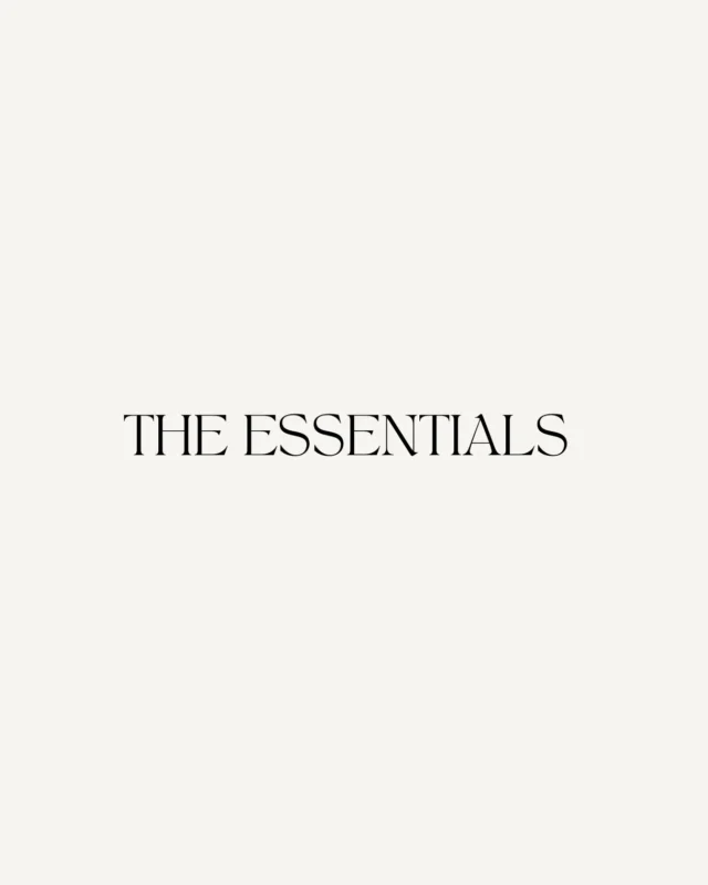 THE ESSENTIALS